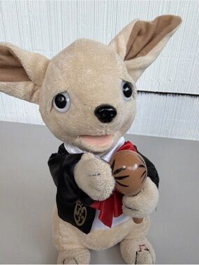 Singing Dancing Collectable Cuddle Barn Plush Stuffed Small Tuxedo Maraca Scarf